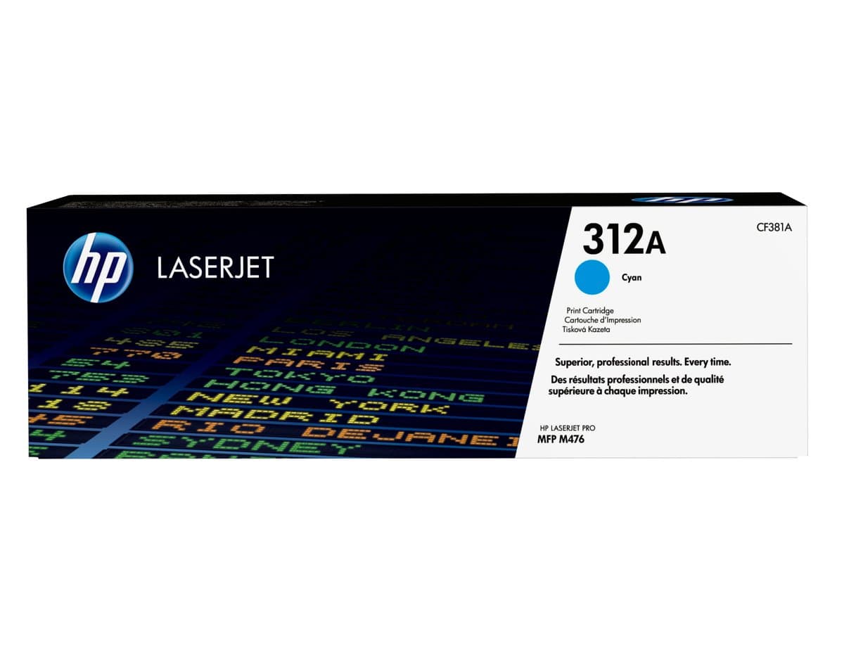HP Cf381a 312A Cyan Toner Cartridge For LaserJet