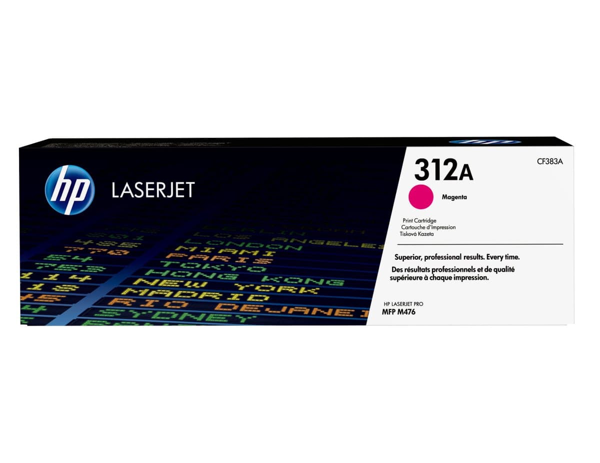 HP 312A Magenta LaserJet Toner Cartridge, 2700 Pages, Original
