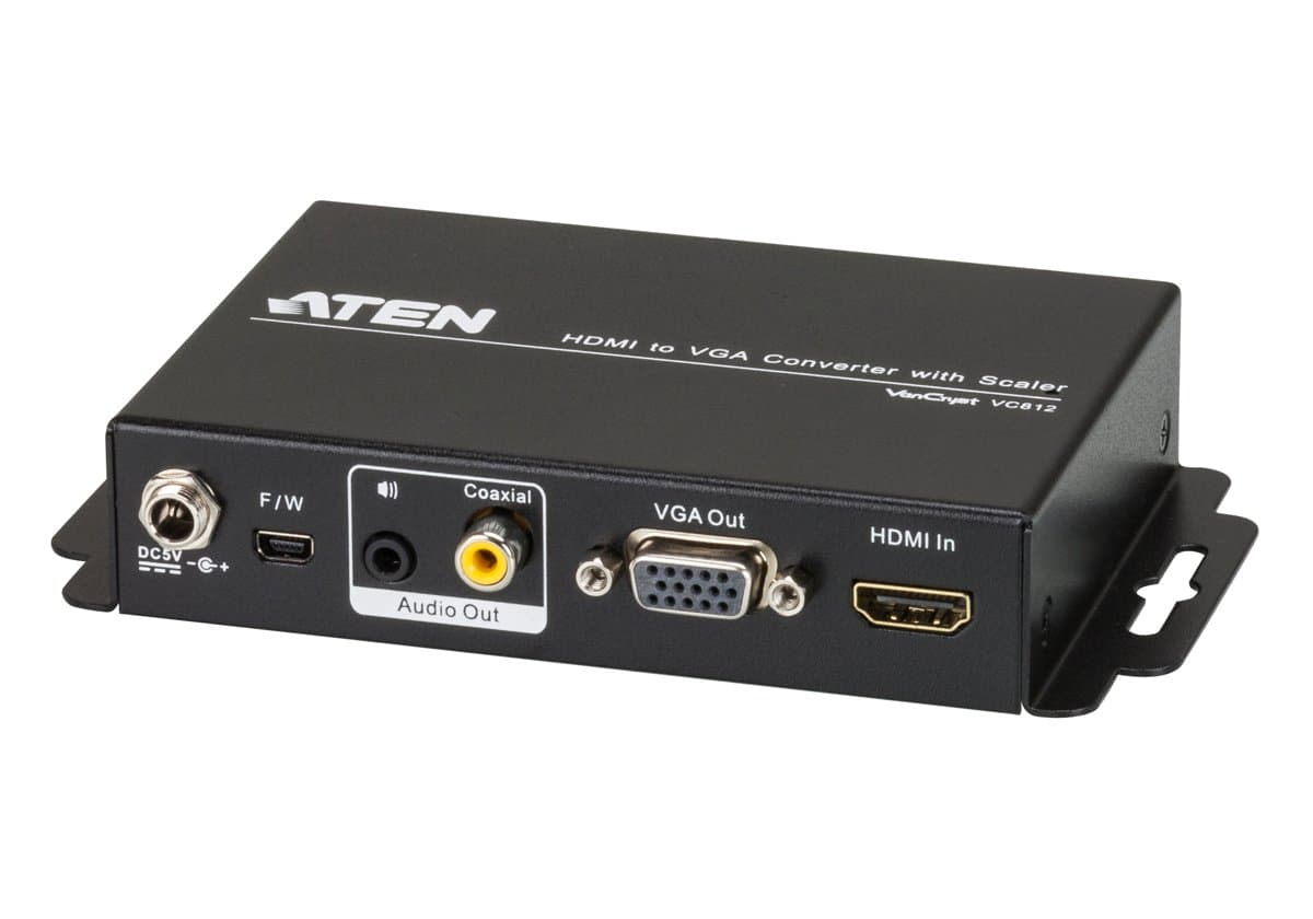 ATEN VC812 HDMI to VGA Converter, 1920×1200, 1080p, 0–40°C