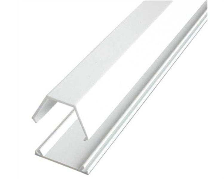 StarTech Cable Raceway Duct 6ft 2-Piece, PVC, 8 Twisted-Pair, White