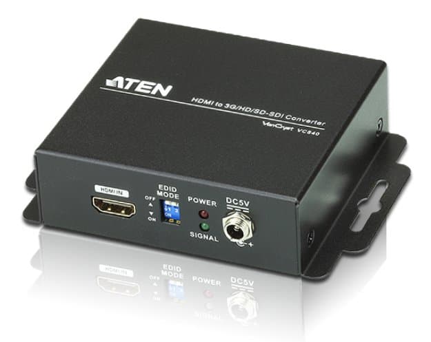ATEN VC840 HDMI to 3G/HD/SD-SDI Converter, 2 SDI Outputs, 5V, 300m Range