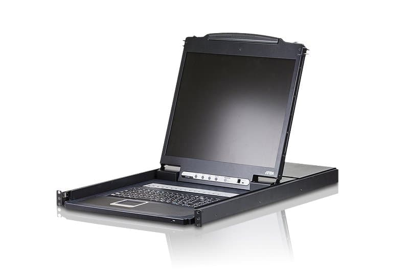 ATEN CL1316 16-Port Integrated LCD KVM Switch, 19 in Display, 1280 x 1024, 1U