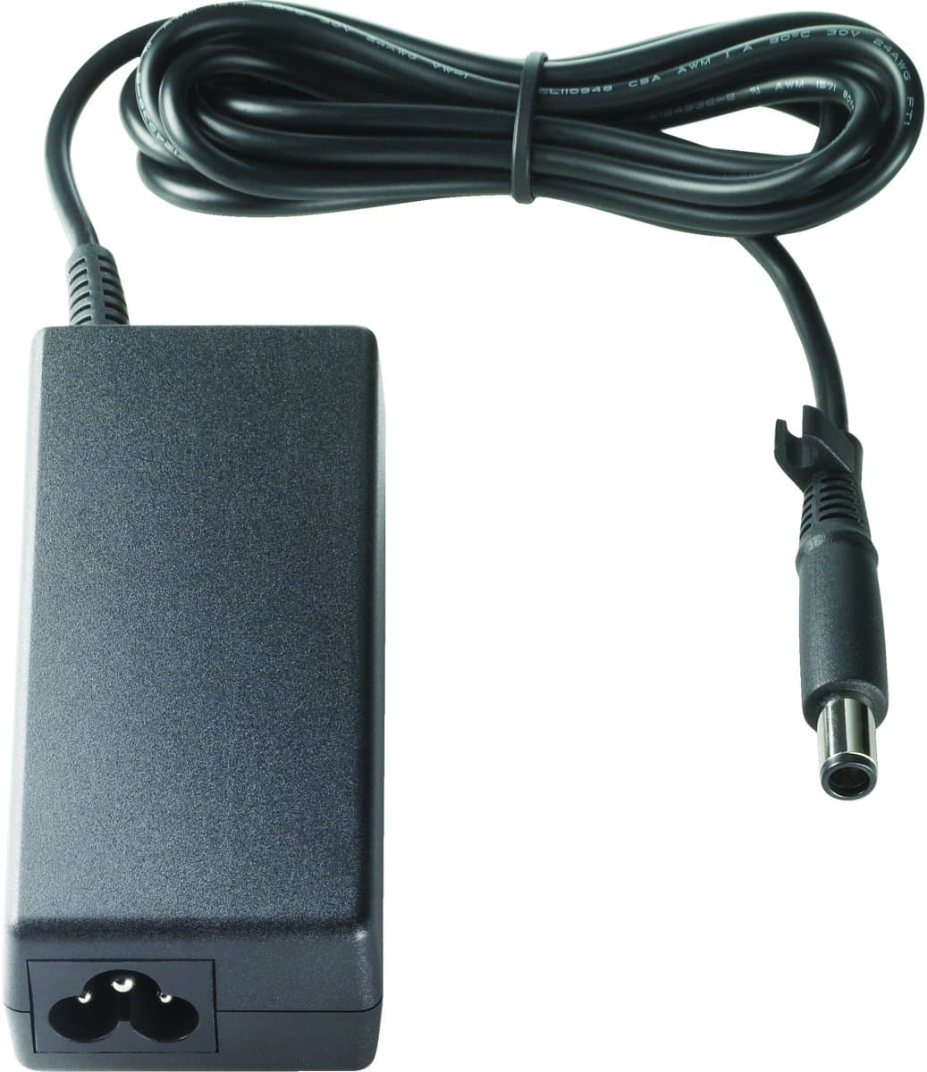 HP 90W Smart AC Laptop Adapter, 4.5mm–7.4mm Connectors, Black