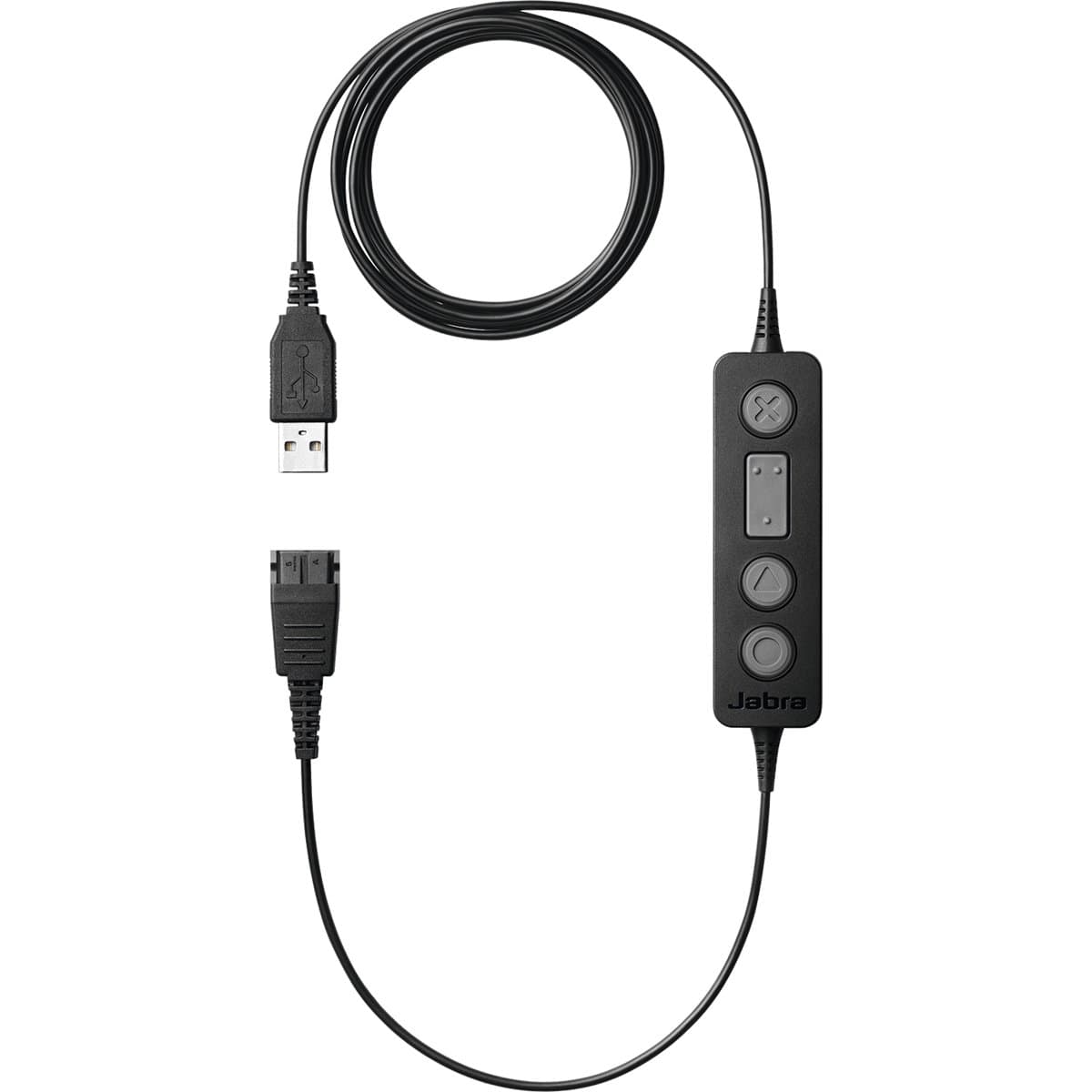 Jabra Link 260 MS, USB to Quick Disconnect Adapter, DSP, Black