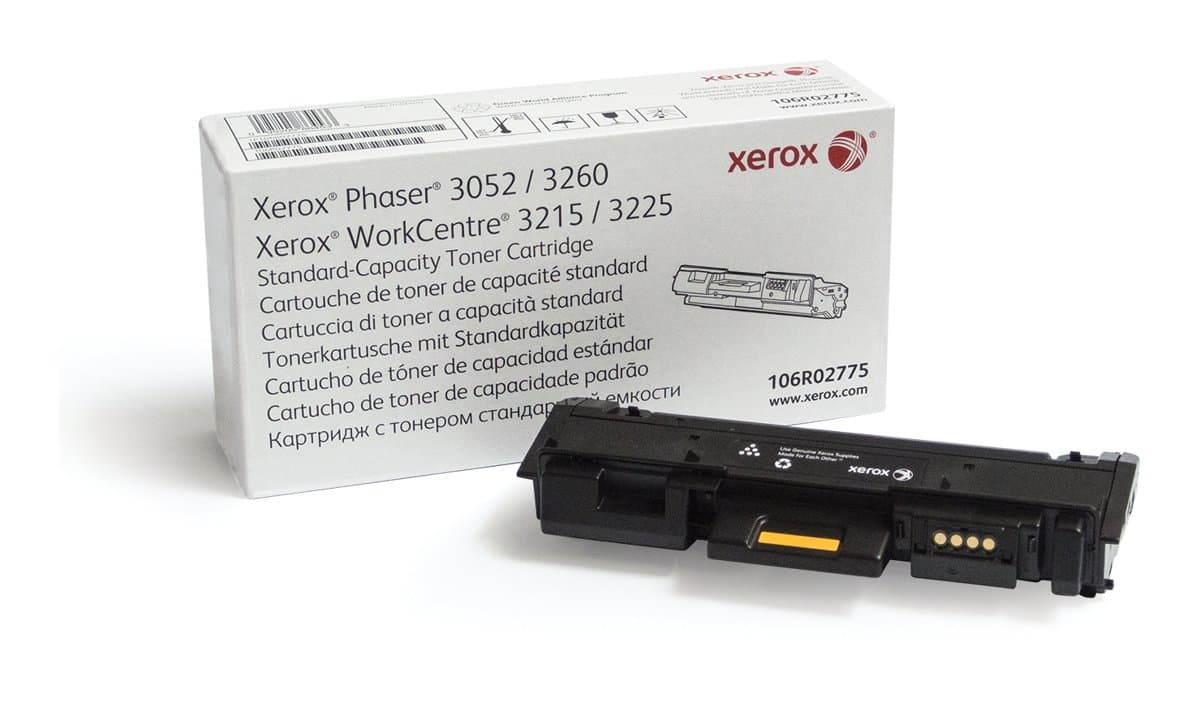 Xerox Black Std Capacity Toner Cart Phaser 3260 3215 3225 1500PAGES