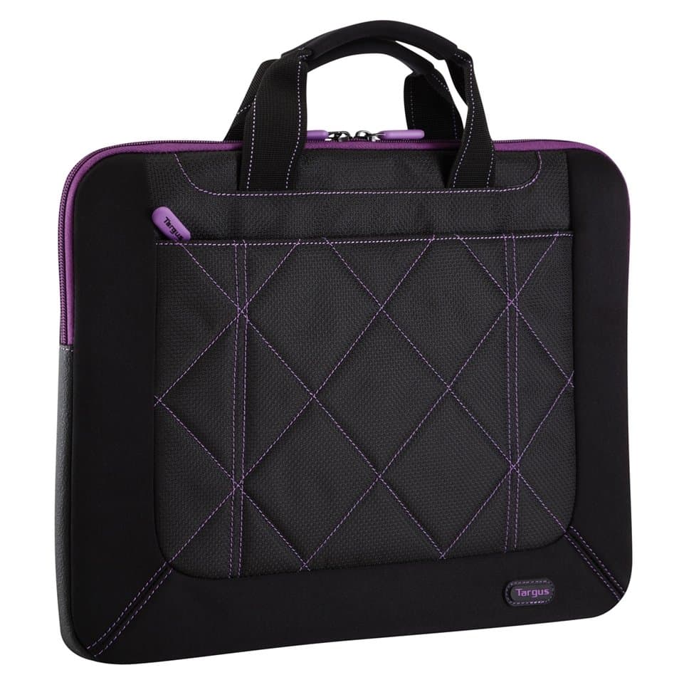 Targus 16" Pulse Slipcase, Black/Purple, Neoprene, 2 Compartments