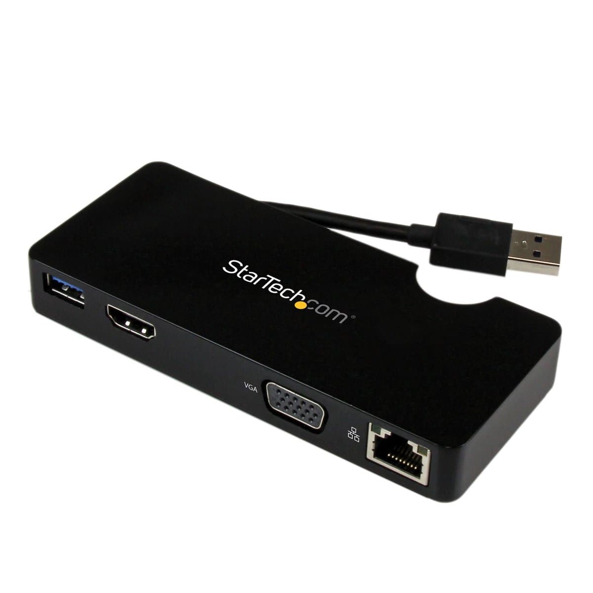 StarTech Travel Docking Station, USB 3.0, HDMI/VGA, Gigabit Ethernet