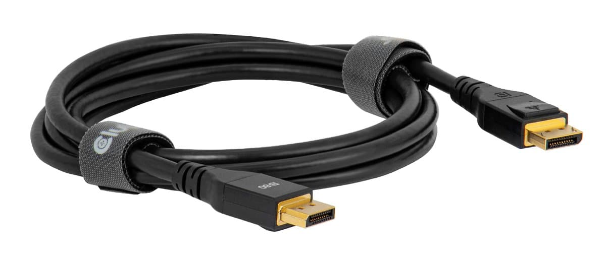Club 3D DisplayPort 2.1 Cable, 2m, 8K 240Hz, 80 Gbps, VESA DP80 Certified