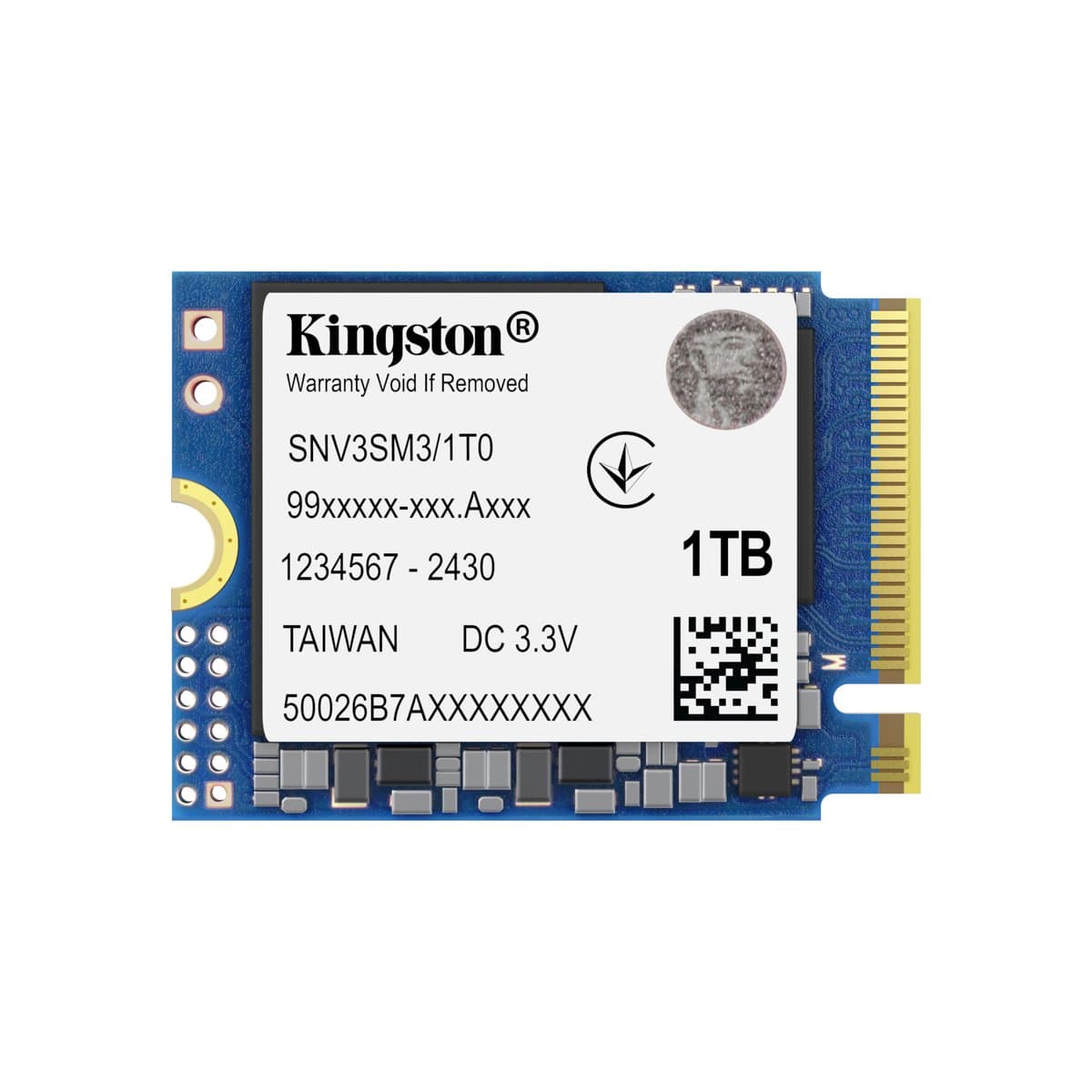 Kingston NV3 1TB M.2 2230 NVMe SSD, PCIe 4.0, 6000MB/s Read