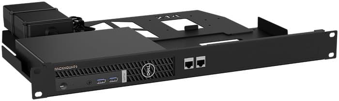 Rackmount RM-DE-T2, OptiPlex MFF Mounting Bracket, 19-inch Rack, 1.61 kg, Black