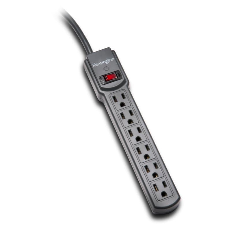 Kensington Guardian Standard Power Strip, 6-Outlet, 4ft Cord, 70J Surge