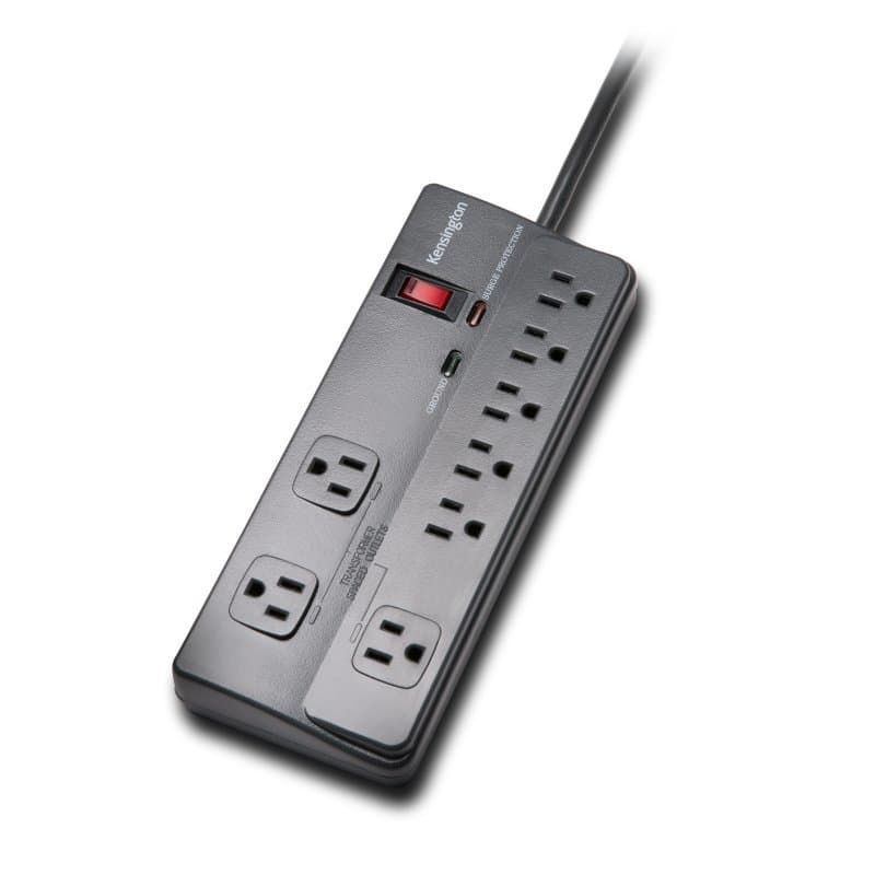 Kensington Guardian Premium 8-Outlet Surge Protector, 1080 J, 1.8 m Cord