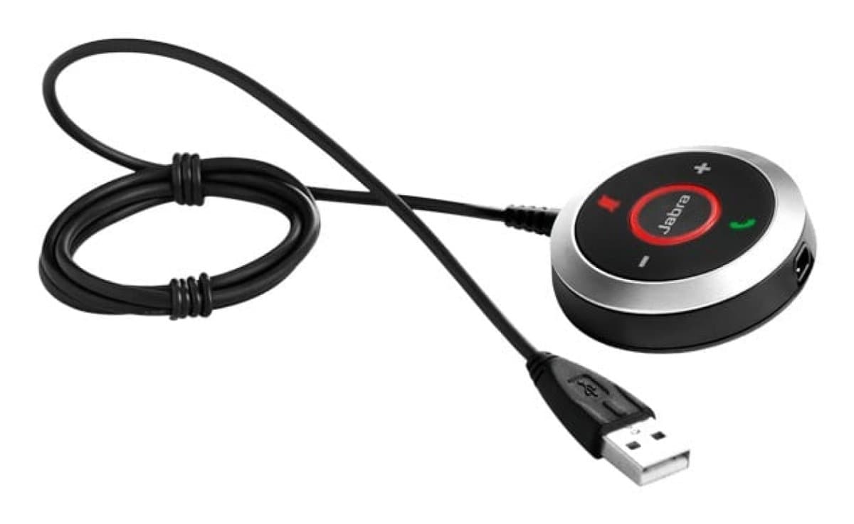 Jabra EVOLVE LINK MS, USB Control Unit, MS Teams Ready, Wired, Black