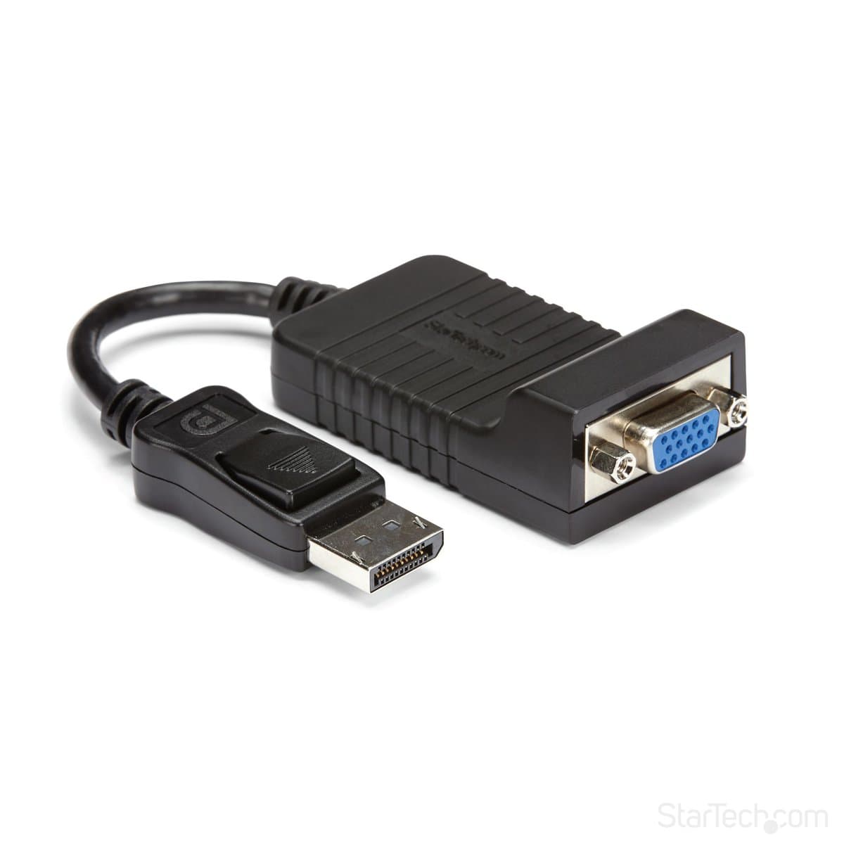 StarTech DisplayPort to VGA Adapter, Active DP 1.2 to VGA, 1080p, Latching DP