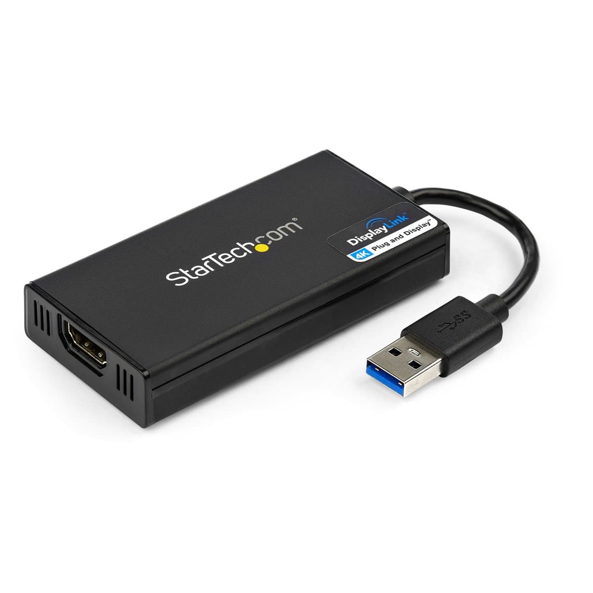 StarTech USB 3.0 to HDMI Adapter, 4K 30Hz, USB Type-A, HDMI Output
