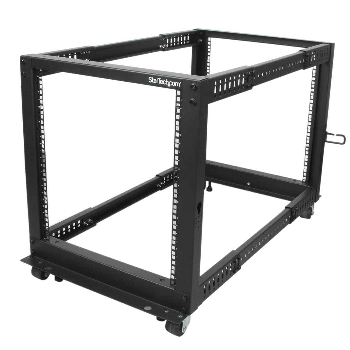 StarTech 12U, Open Frame Server Rack, 4-Post, 544 kg, Mobile