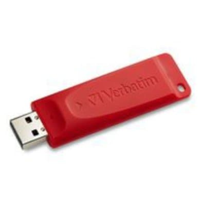 128GB FLASH DRIVE USB 2.0 RED STORE N GO 98525