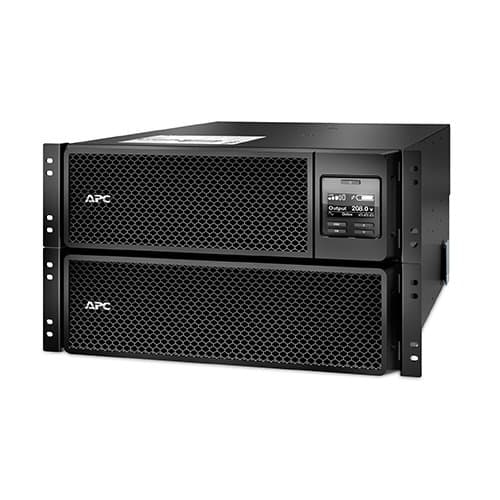 APC Smart-UPS SRT 8000VA, 8 kVA Output, 208V, 6U Rackmount, 7 Outlets