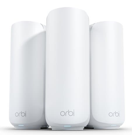 Netgear Orbi 370 WiFi 7 Mesh System, 3-Pack, 5 Gbps, Dual-Band, 370 m²