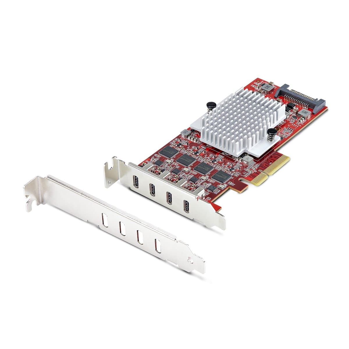 StarTech 4-Port USB Type-C PCIe Card, USB 3.2 Gen 2, 10Gbps, PCIe 3.0