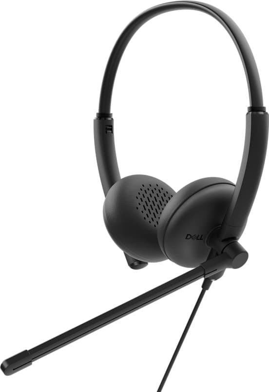 Dell WH125 Wired Headset, 20–20000 Hz, 2.1 m Cable, Office/Call Center