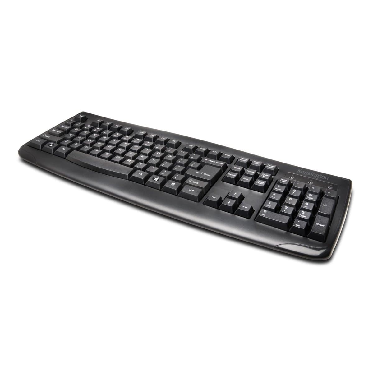 Kensington Pro Fit Wireless Keyboard, Full-Size, Spill-Proof, RF Wireless, QWERTY, Black