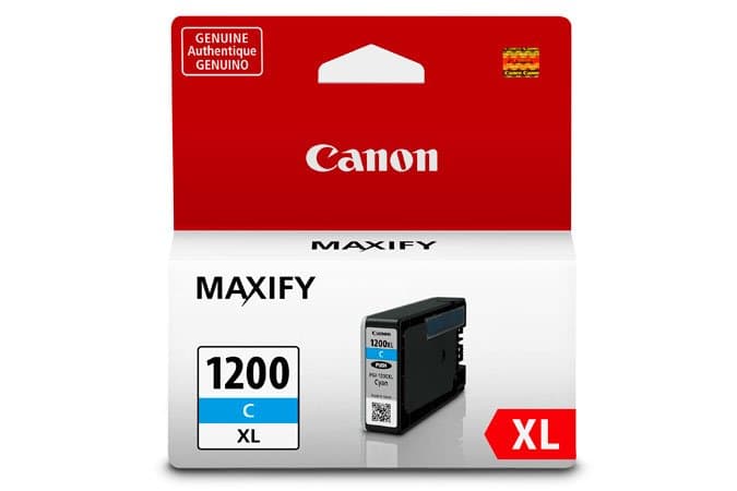 Canon PGI-1200XL Cyan Ink Tank, 12 ml, Pigment-based, Smudge-resistant