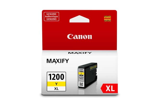 Canon PGI-1200XL Yellow Ink Tank, 12 ml, Pigment-based, Smudge-resistant