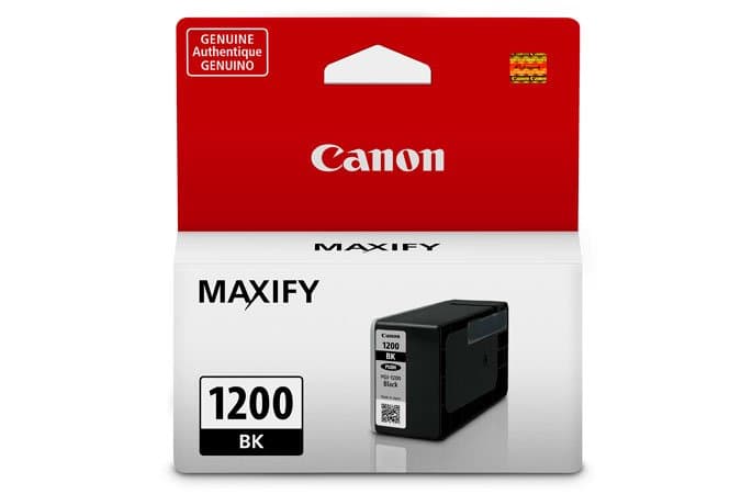 Canon PGI-1200 Pigment Black Ink Tank, 400 Pages, High Density, Highlighter Resistant