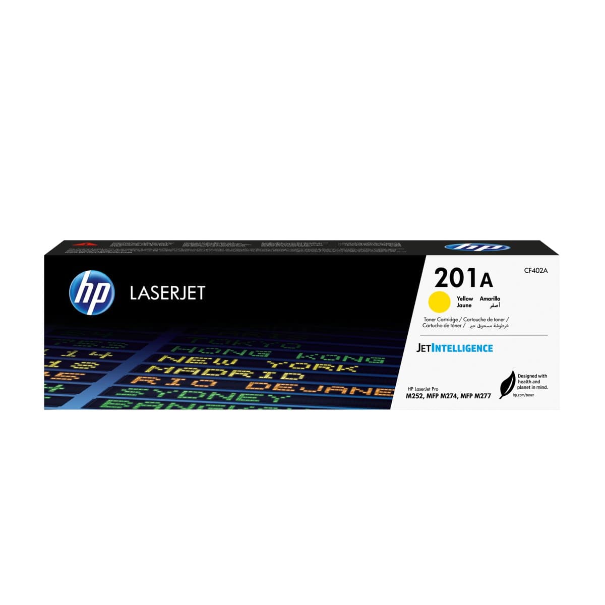HP 201A Yellow Original LaserJet Toner Cartridge, 1330-Page Yield