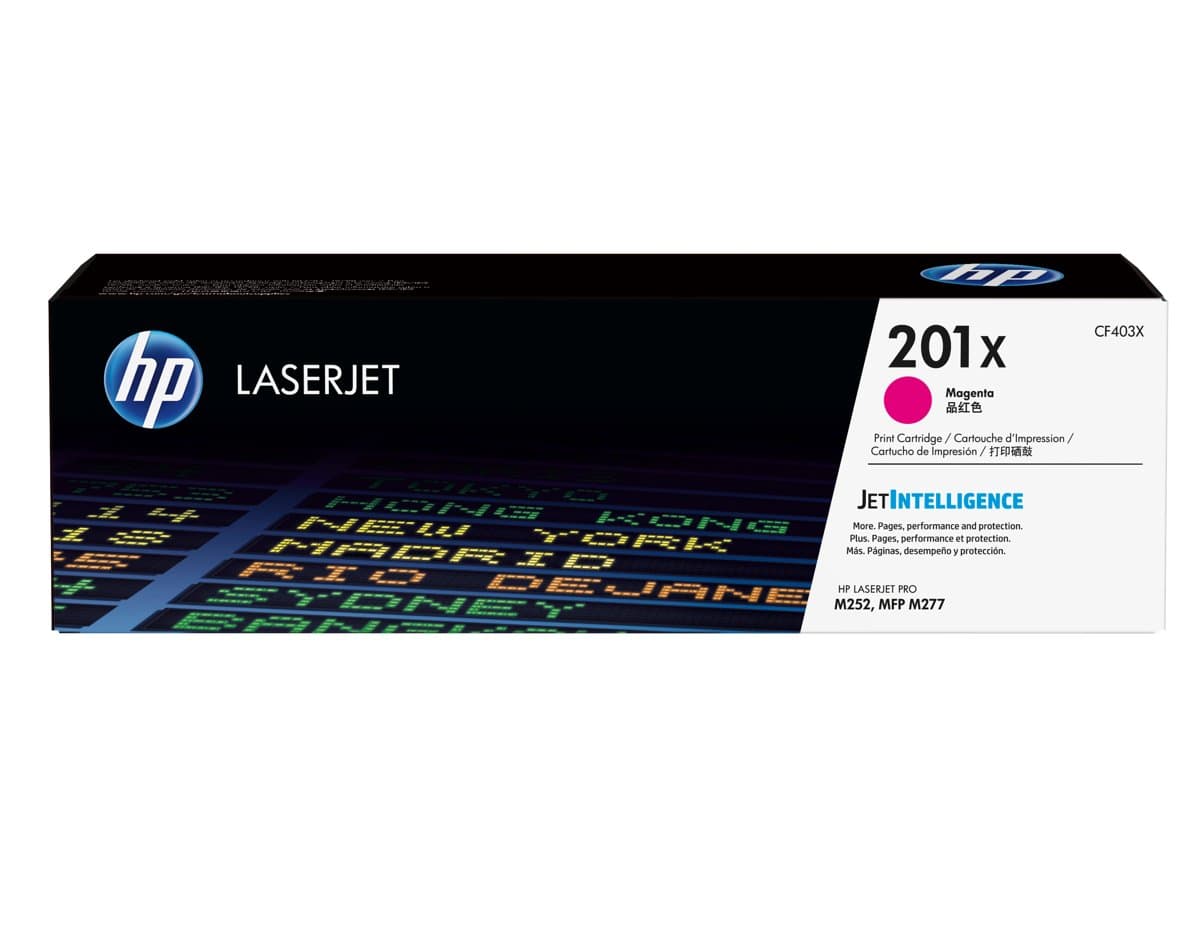 HP 201X High Yield Magenta LaserJet Toner Cartridge, 2300-Page Yield
