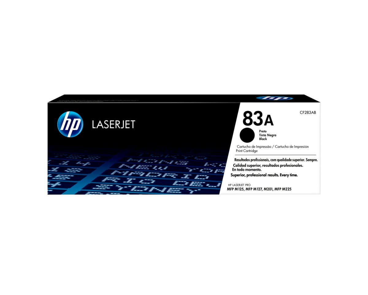 HP 83A Black LaserJet Toner Cartridge, 1500 Page Yield, Original