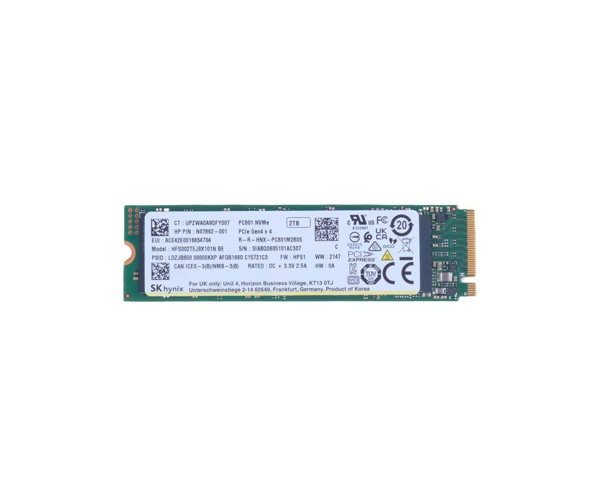 HP 2TB PCIe SSD
