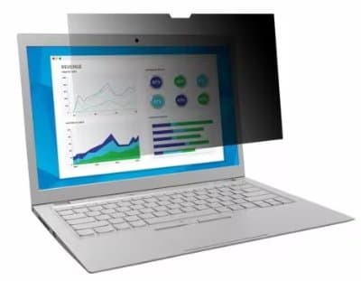3M PF140W1B Privacy Filter, 14" Display, 16:10 Aspect Ratio, 60° Viewing Angle, Anti-Glare
