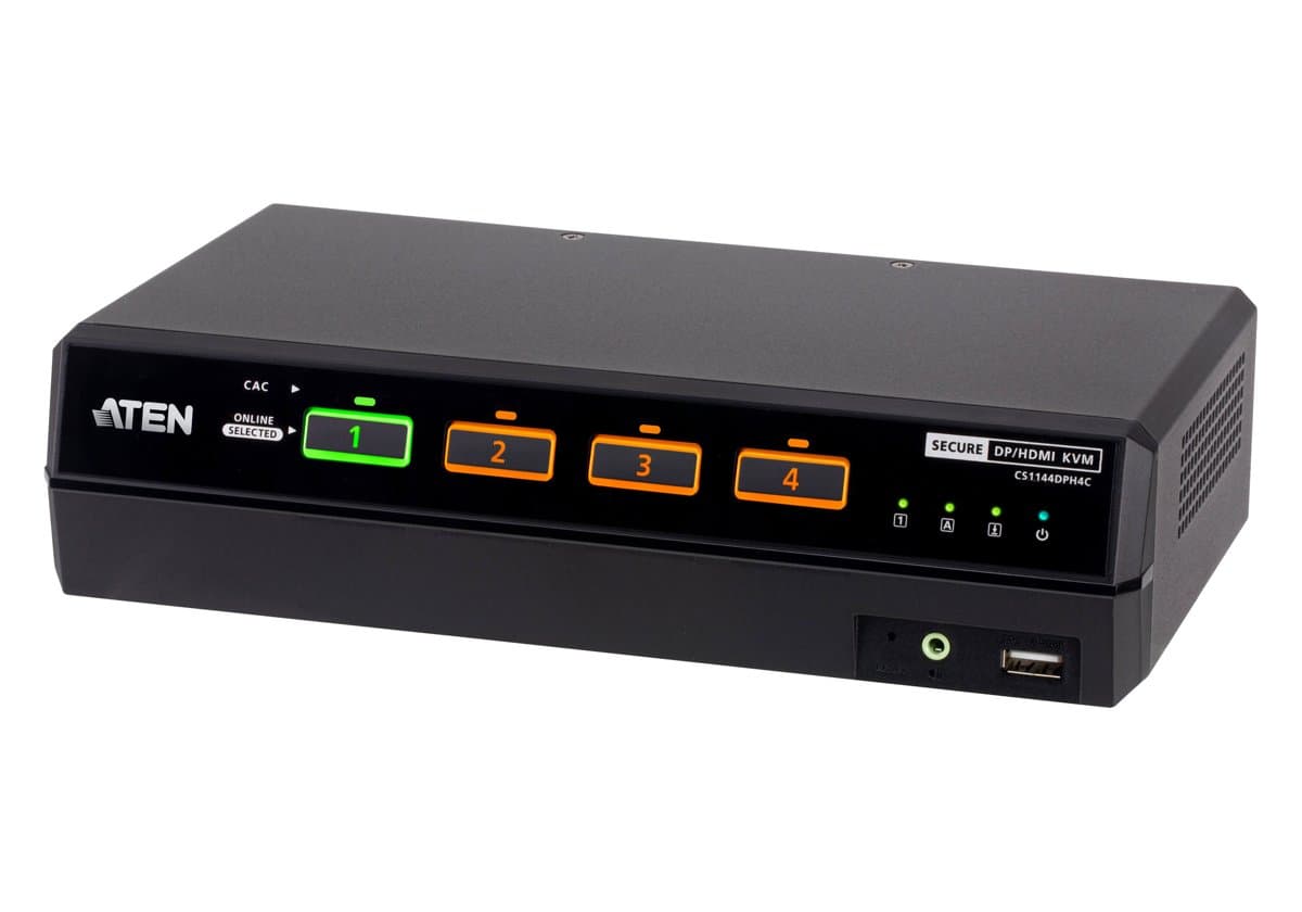 ATEN 4-Port Dual Display Universal Secure KVM Pp4.0 (HDMI