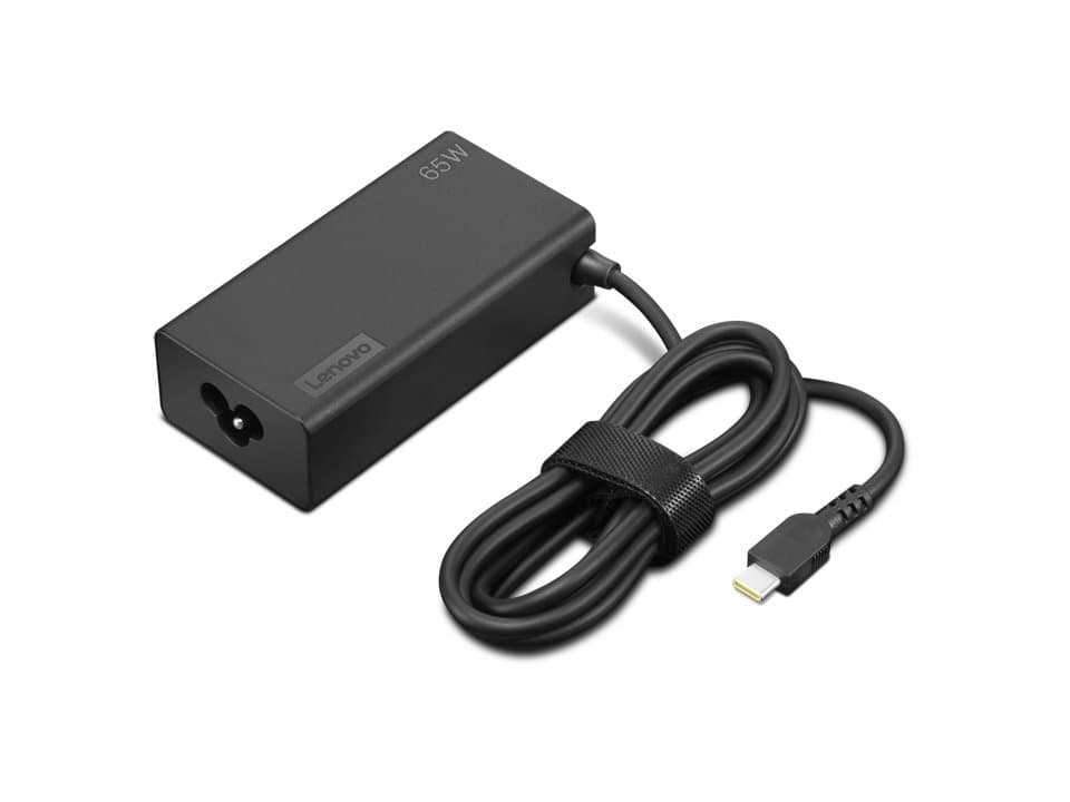 Lenovo 65W USB-C AC Adapter Gen 2, 100-240V 50/60Hz, 1.6m Cable