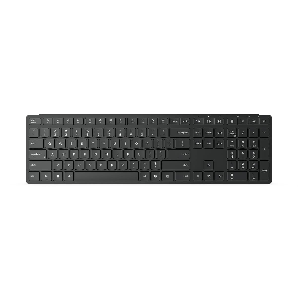 Lenovo Wireless Multi-Mode Pro 6000, Full-size, Metal Dome, Bluetooth 5.3 + 2.4GHz
