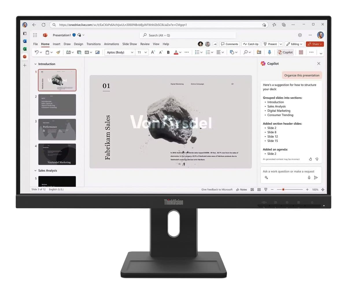 Lenovo ThinkVision E22-40, 21.5-inch Full HD, 1920 x 1080, 6 ms Response, Black