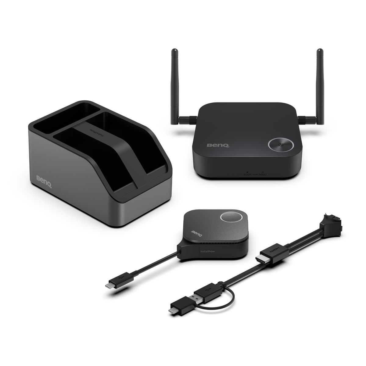 BenQ InstaShow WDC15 4K UHD Wireless Presentation System, HDMI 1.4, USB-C, Wi-Fi 5, 867 Mbps