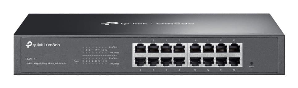 TP-Link Omada ES216G, 16-Port Gigabit, Managed L2, 32 Gbps Switching