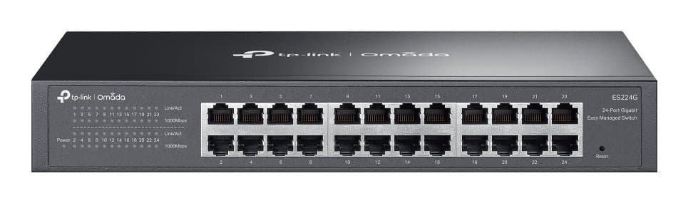 TP-Link Omada ES224G 24-Port Gigabit Switch, L2 Managed, 48 Gbps