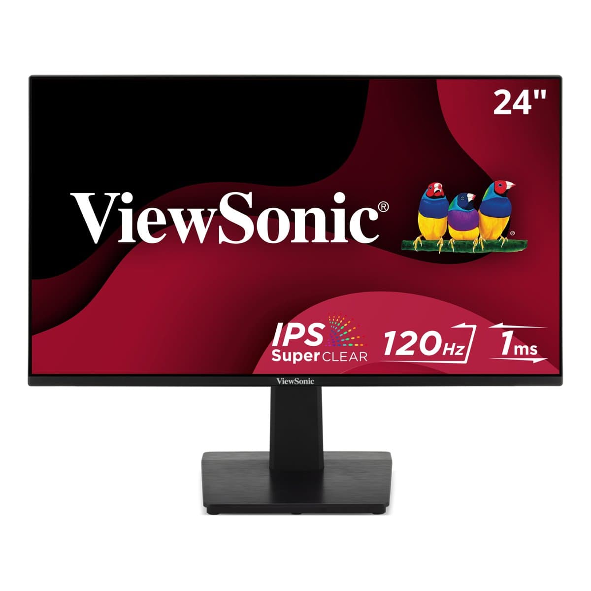 ViewSonic VA2448-MH, 24" Full HD 120Hz IPS Monitor, Built-in Speakers, HDMI/VGA