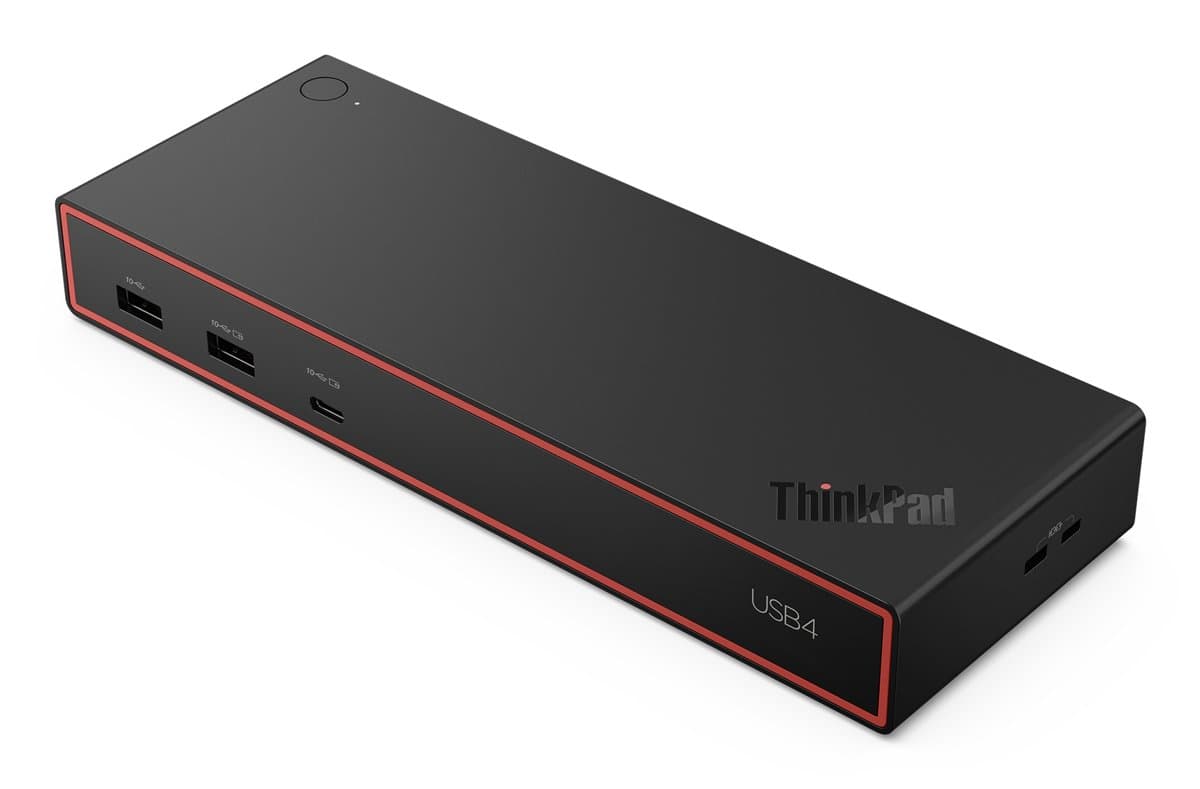 Lenovo ThinkPad USB4 Dock 5000, Thunderbolt 4, 65W Power Delivery, 4K Display