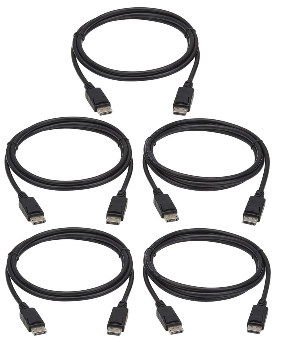 Eaton 6ft DisplayPort M/M Cable, 4K, Latching Connectors