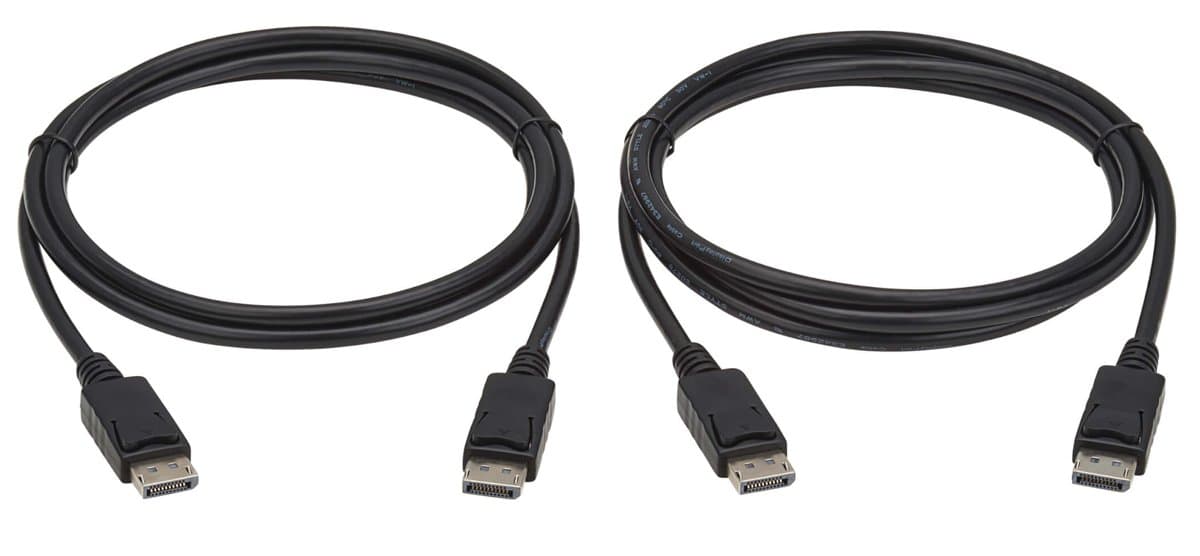 Eaton DisplayPort Cable, 4K, 6 ft, Male-to-Male, Latching Connectors