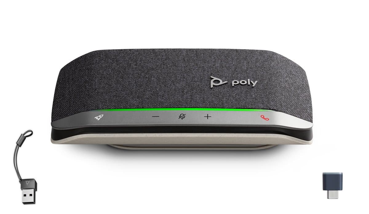 HP Poly Sync 20+, Bluetooth Speakerphone, 20 h Talk Time, 86 dB, Wireless