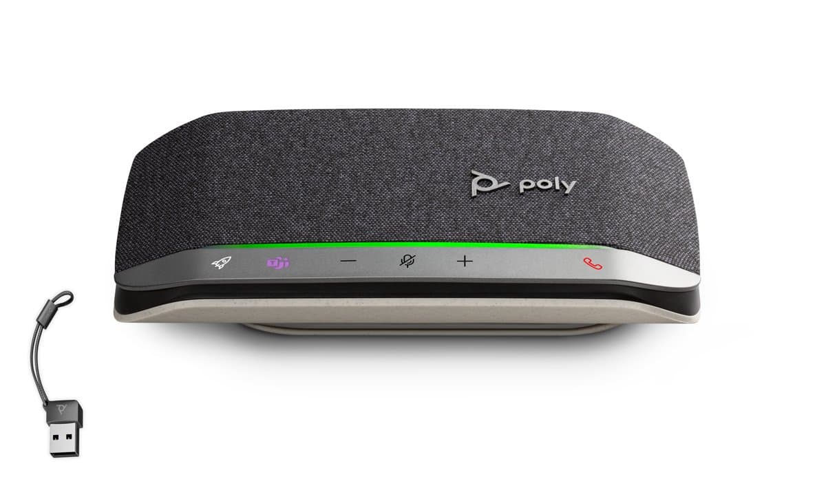 HP Poly Sync 20-M Smart Speakerphone, Bluetooth, USB-C/A, 20h Talk, MS Teams