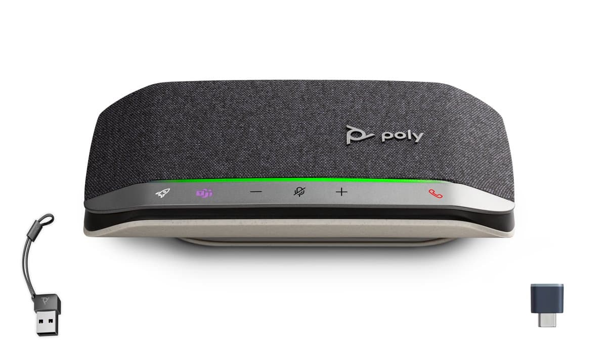 HP Poly Sync 20+M Speakerphone USB-C With USB-A Adapter