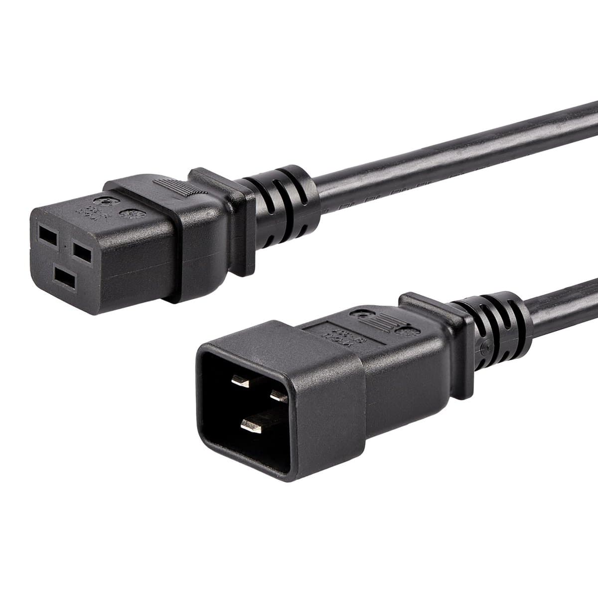 StarTech 10ft Heavy Duty Power Extension Cord, C19 to C20, 15A 250V, 14AWG