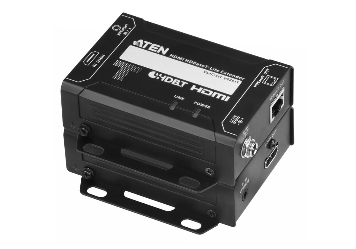 ATEN VE801 HDMI HDBaseT-Lite Extender, 4K, 70m Range, HDCP Compatible, Cat5e/6/6a